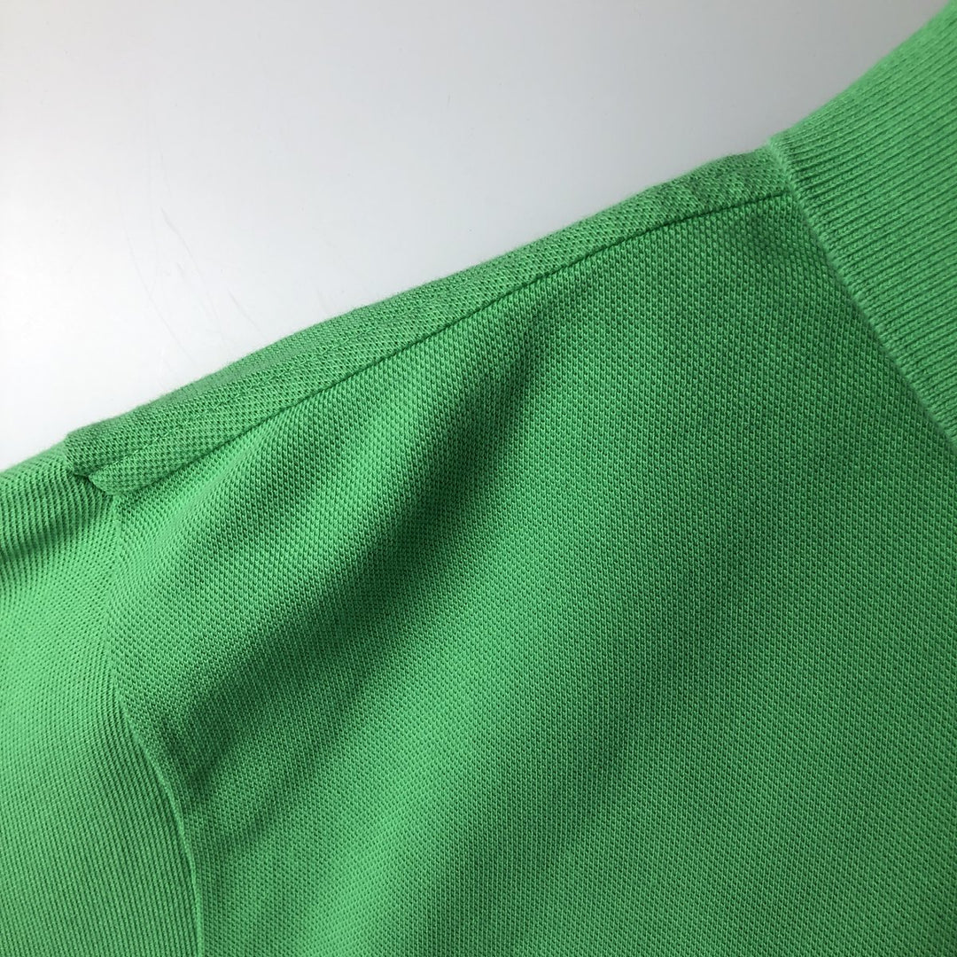 Ralph Lauren POLO by Ralph Lauren SLIM FIT Short-Sleeve Polo Shirt, Men's Size XL (approx.) cotton green type yellow green Vintage Second Hand