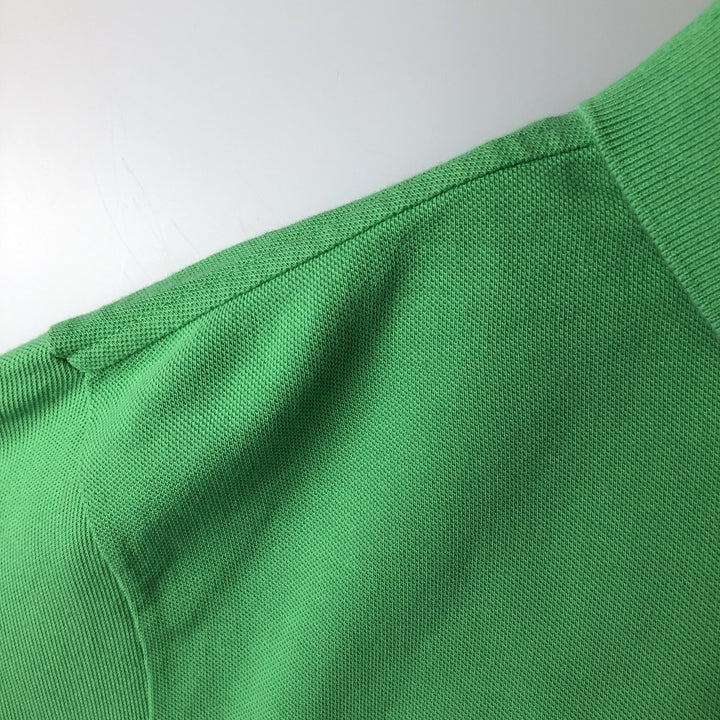 Ralph Lauren POLO by Ralph Lauren SLIM FIT Short-Sleeve Polo Shirt, Men's Size XL (approx.) cotton green type yellow green Vintage Second Hand
