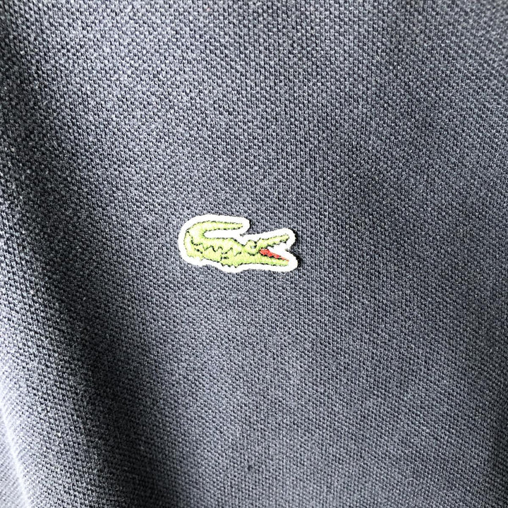 Lacoste Designed in France Short Sleeve Polo Shirt, Size 5, Men's Size L cotton navy blue type Vintage Second Hand