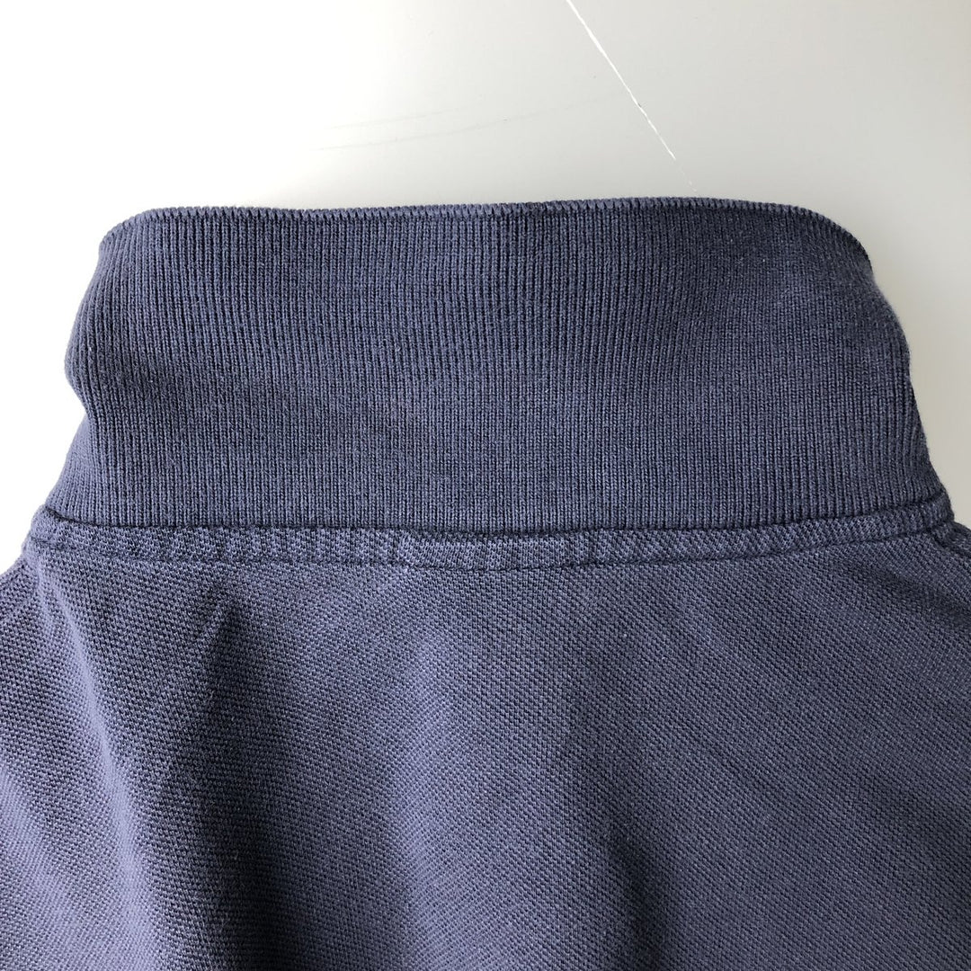 Lacoste Designed in France Short Sleeve Polo Shirt, Size 5, Men's Size L cotton navy blue type Vintage Second Hand