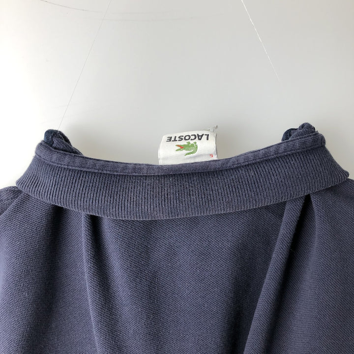 Lacoste Designed in France Short Sleeve Polo Shirt, Size 5, Men's Size L cotton navy blue type Vintage Second Hand