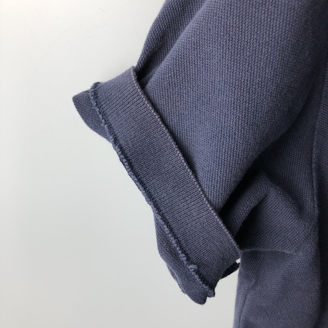 Lacoste Designed in France Short Sleeve Polo Shirt, Size 5, Men's Size L cotton navy blue type Vintage Second Hand