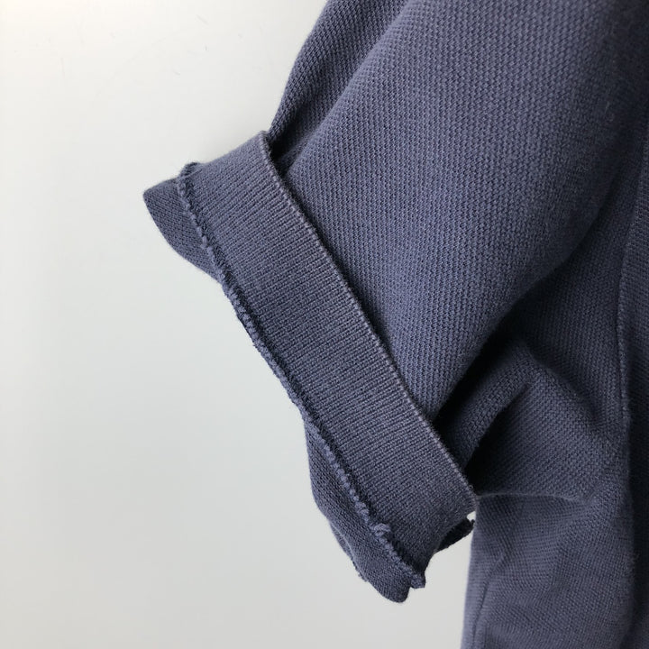 Lacoste Designed in France Short Sleeve Polo Shirt, Size 5, Men's Size L cotton navy blue type Vintage Second Hand