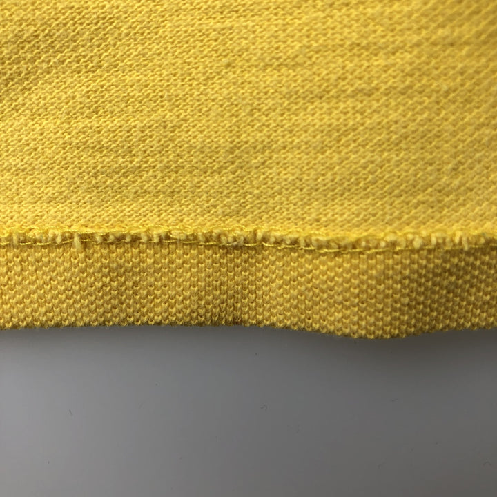 ~90'S Ralph Lauren POLO by Ralph Lauren Short-Sleeve Polo Shirt, Made in USA, Men's Size M (Equivalent), Vintage cotton yellow type Vintage Second Hand