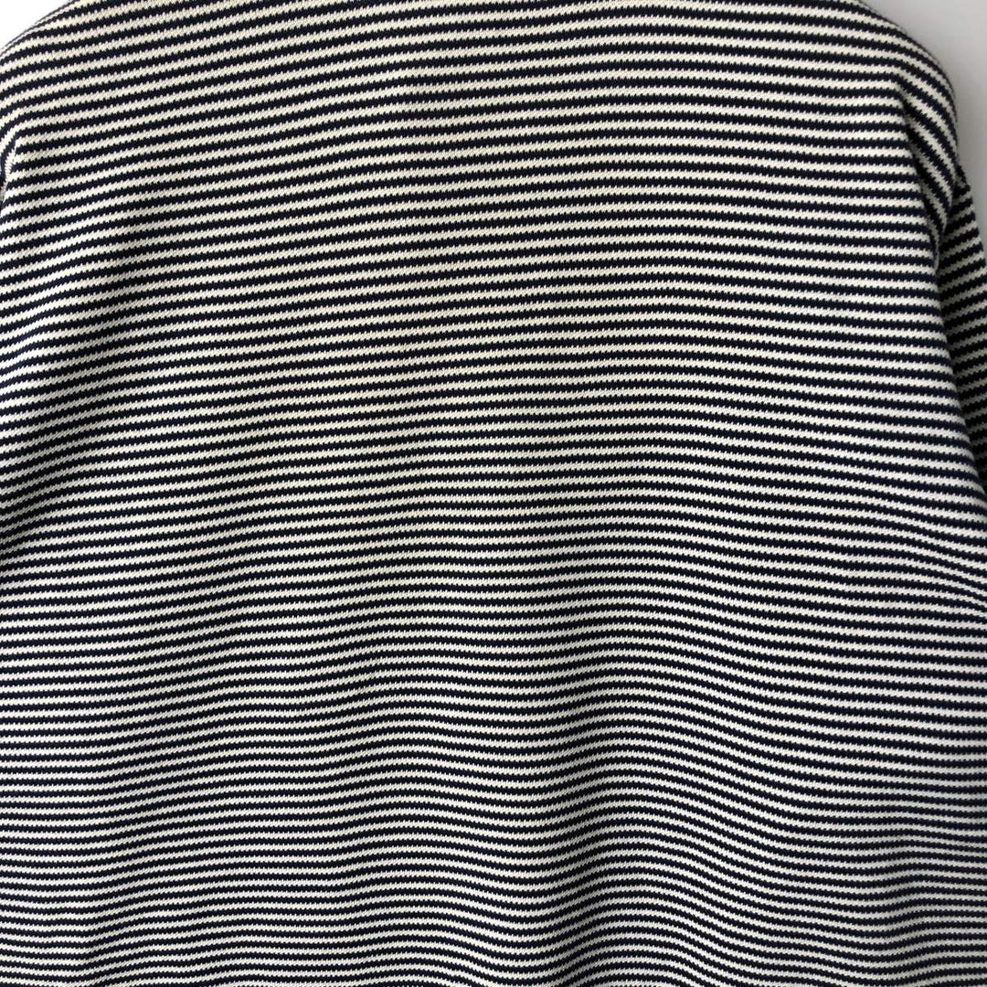 Ralph Lauren POLO GOLF Short Sleeve Striped Polo Shirt Men's XL cotton white type Vintage Second Hand
