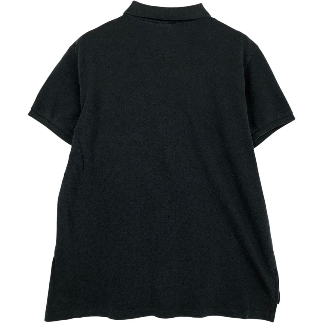 Ralph Lauren POLO by Ralph Lauren short sleeve polo shirt, men's XL size cotton Charcoal Vintage Second Hand