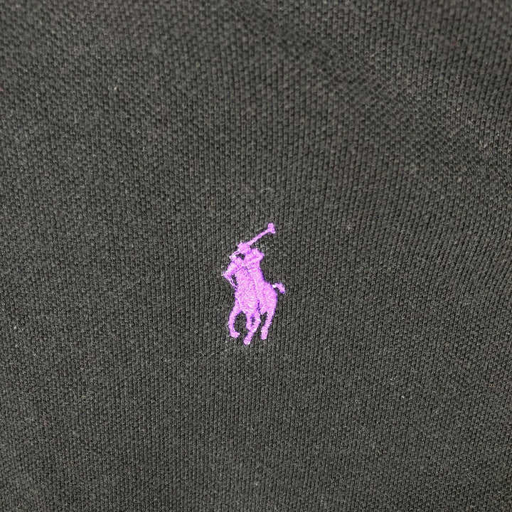 Ralph Lauren POLO by Ralph Lauren short sleeve polo shirt, men's XL size cotton Charcoal Vintage Second Hand