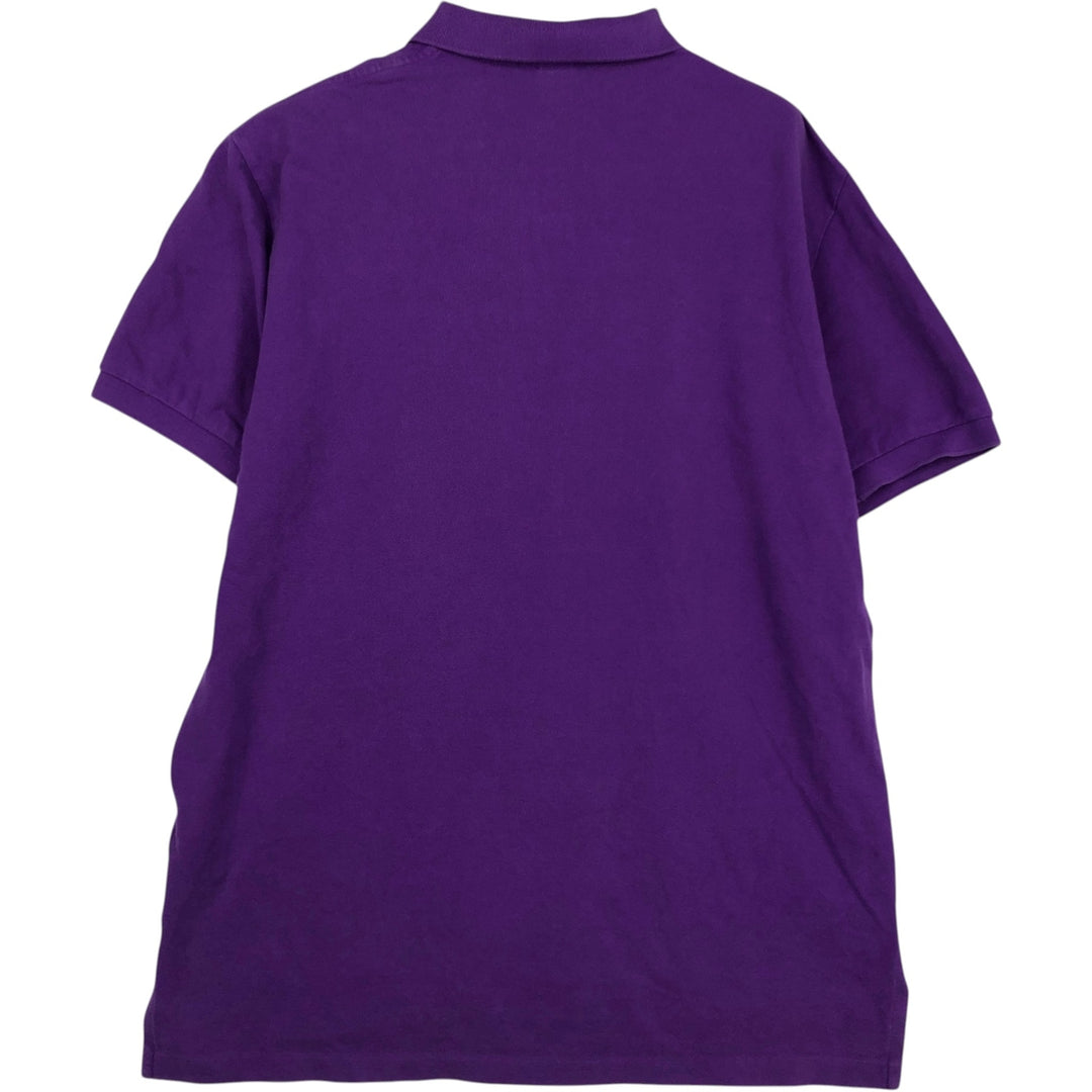 Ralph Lauren POLO by Ralph Lauren short sleeve polo shirt, men's size L cotton purple type Vintage Second Hand