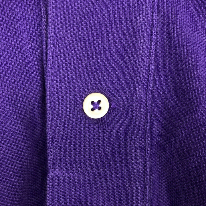 Ralph Lauren POLO by Ralph Lauren short sleeve polo shirt, men's size L cotton purple type Vintage Second Hand
