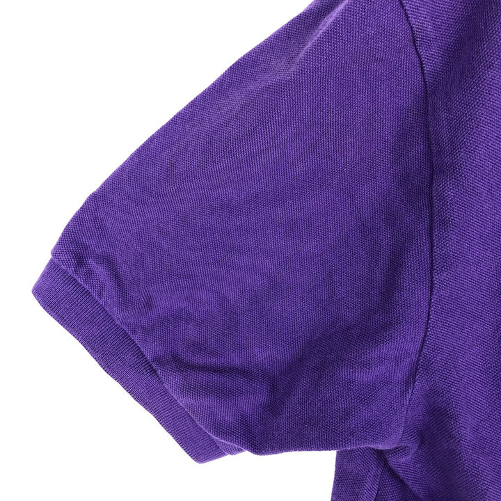 Ralph Lauren POLO by Ralph Lauren short sleeve polo shirt, men's size L cotton purple type Vintage Second Hand