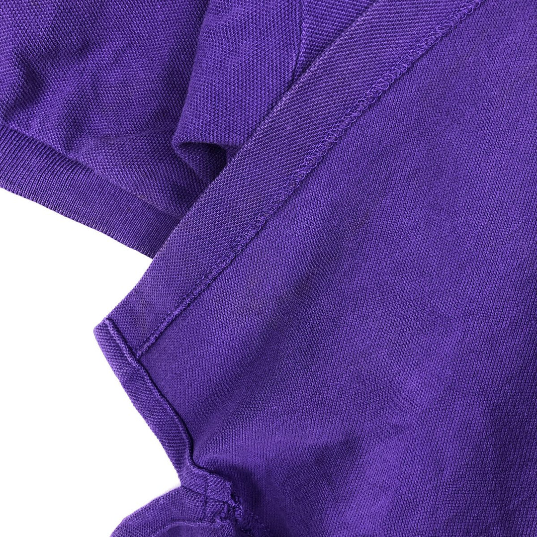 Ralph Lauren POLO by Ralph Lauren short sleeve polo shirt, men's size L cotton purple type Vintage Second Hand