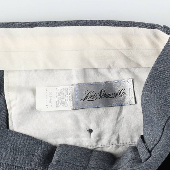 ~1990'S Levi's 507-9017 slacks pants, men's size W34 (approx.), vintage. unclear gray type Vintage Second Hand