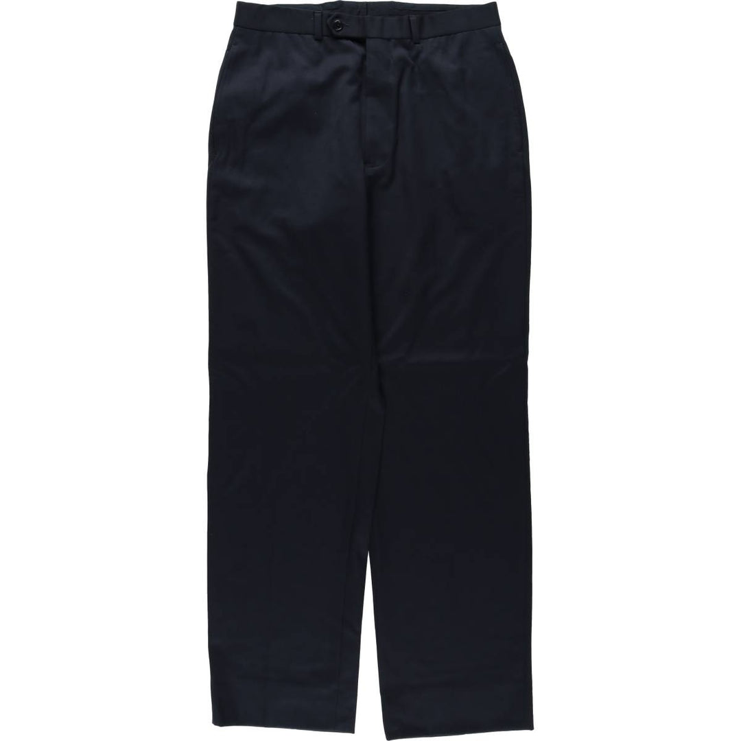 Brooks Brothers 346 Wool Trousers, Men's Size W32 (approx.) wool navy blue type Vintage Second Hand