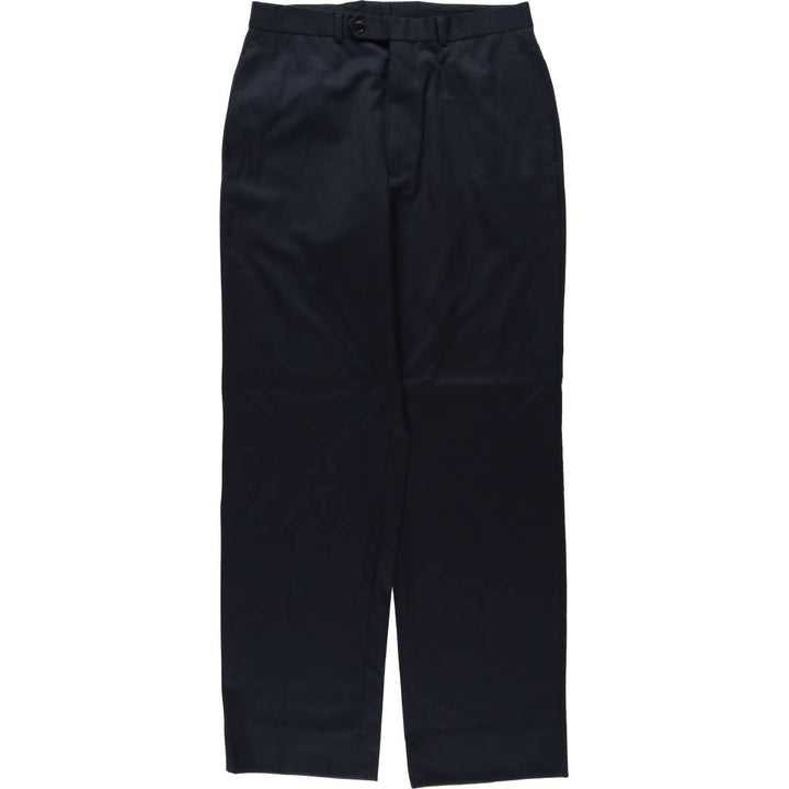 Brooks Brothers 346 Wool Trousers, Men's Size W32 (approx.) wool navy blue type Vintage Second Hand