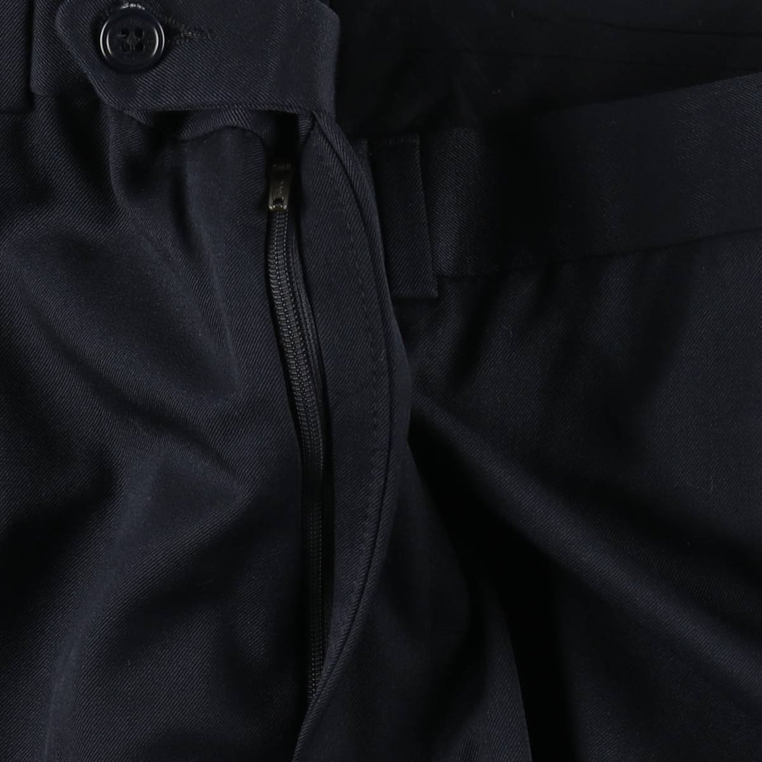 Brooks Brothers 346 Wool Trousers, Men's Size W32 (approx.) wool navy blue type Vintage Second Hand