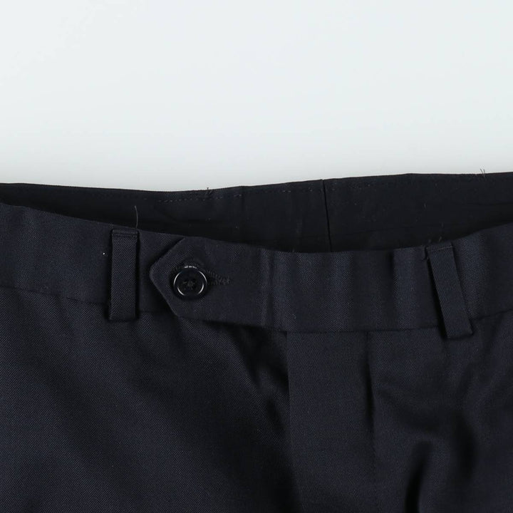 Brooks Brothers 346 Wool Trousers, Men's Size W32 (approx.) wool navy blue type Vintage Second Hand