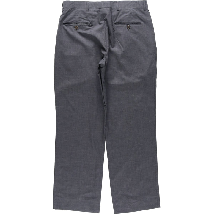 Brooks Brothers 346 Two-Pleat Wool Trousers, Men's Size W31 (approx.) wool gray type Vintage Second Hand