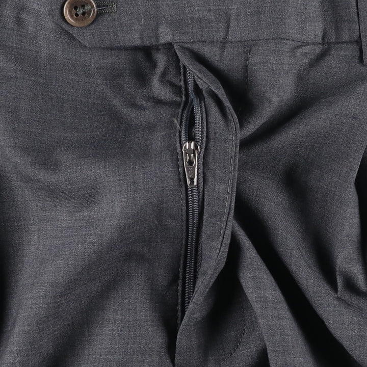 Brooks Brothers 346 Two-Pleat Wool Trousers, Men's Size W31 (approx.) wool gray type Vintage Second Hand