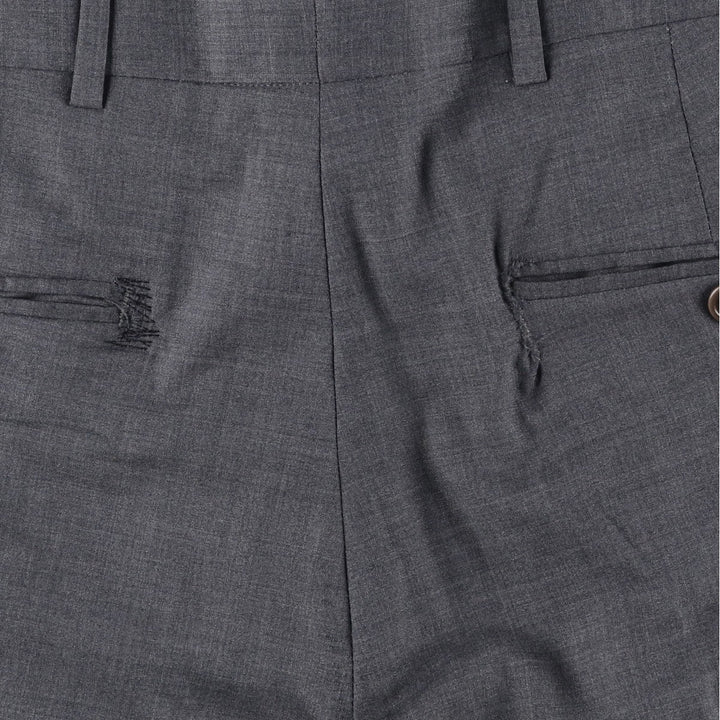 Brooks Brothers 346 Two-Pleat Wool Trousers, Men's Size W31 (approx.) wool gray type Vintage Second Hand