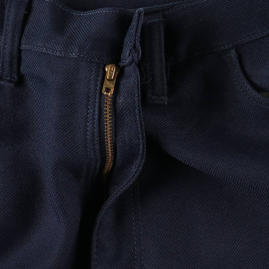 90'S Wrangler Rancher Dress Jeans Slacks Pants, Made in USA, Men's W37 (approx.), Vintage unclear navy blue type Vintage Second Hand