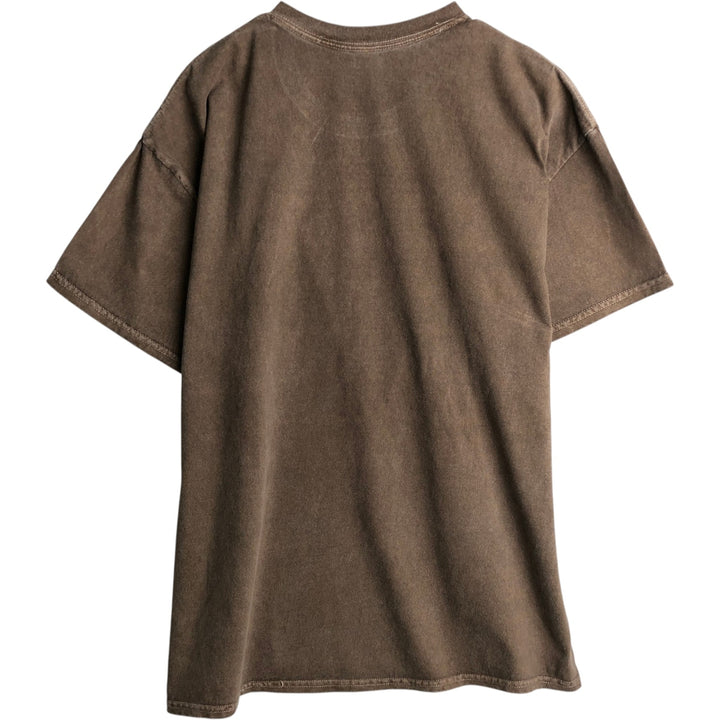 PINK FLOYD Band T-shirt, Men's Size L (equivalent), Rock cotton brown type Vintage Second Hand