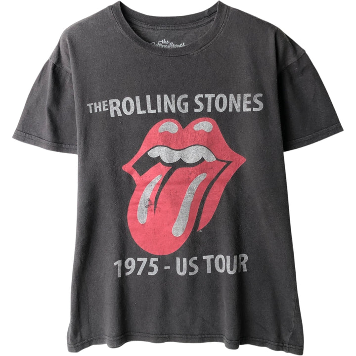 The Rolling Stones Band T-shirt, Men's M size cotton Charcoal Vintage Second Hand