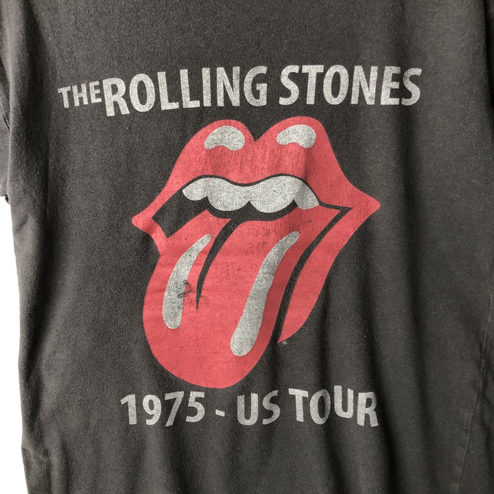 The Rolling Stones Band T-shirt, Men's M size cotton Charcoal Vintage Second Hand