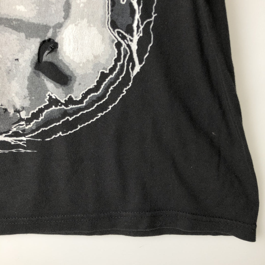 Rob Zombie band T-shirt, men's size M cotton black type Vintage Second Hand