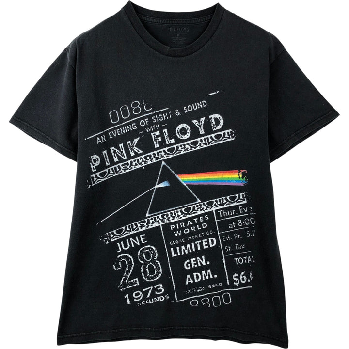 PINK FLOYD Pink Floyd Band T-shirt Band T Men's M size cotton Charcoal Vintage Second Hand
