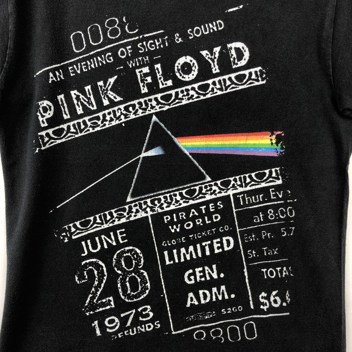 PINK FLOYD Pink Floyd Band T-shirt Band T Men's M size cotton Charcoal Vintage Second Hand