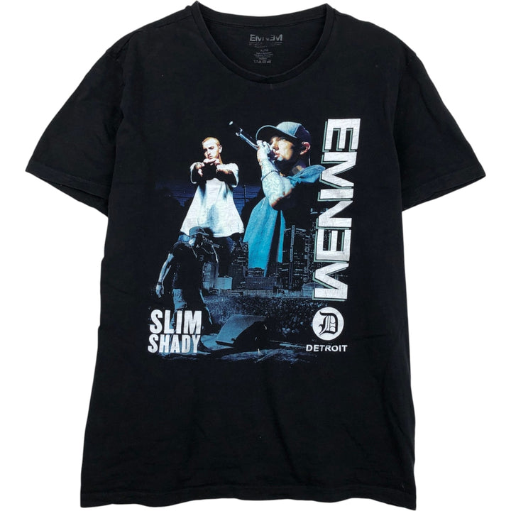 EMINEM Rap T-shirt, Men's XL cotton black type Vintage Second Hand