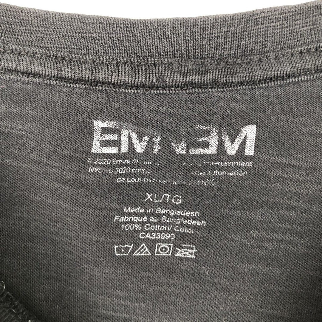 EMINEM Rap T-shirt, Men's XL cotton black type Vintage Second Hand