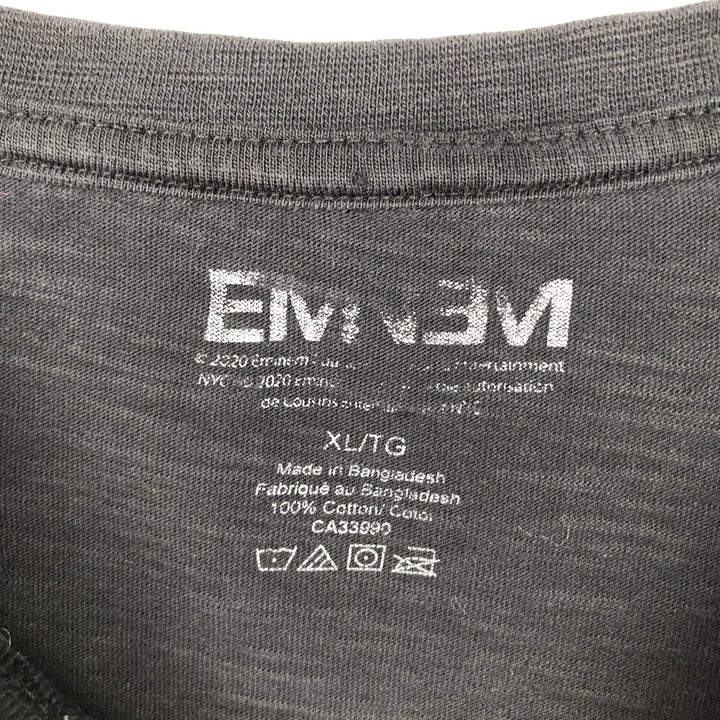 EMINEM Rap T-shirt, Men's XL cotton black type Vintage Second Hand