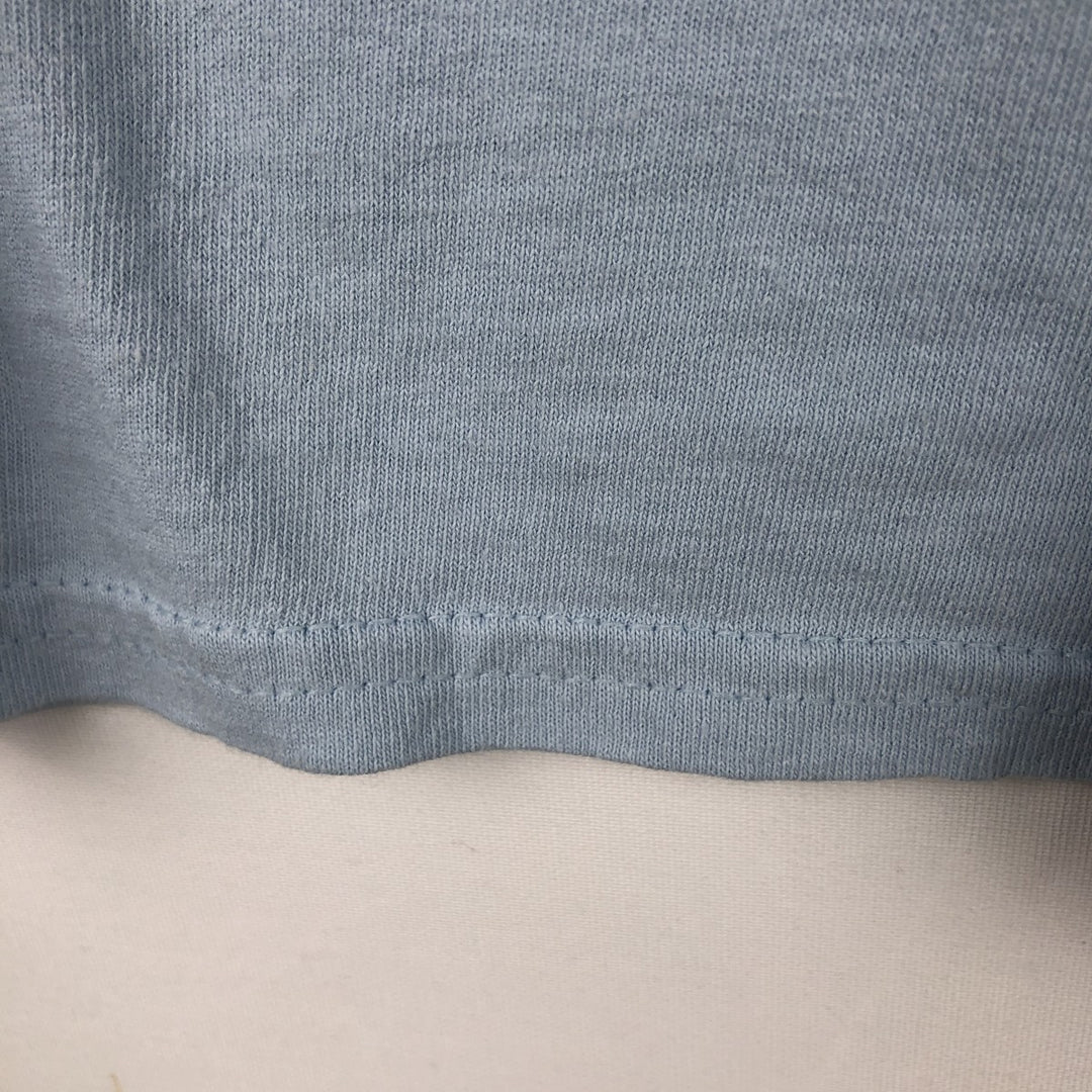 NIRVANA Nirvana Band T-shirt, Band T, Men's L size cotton Blue type light blue Vintage Second Hand