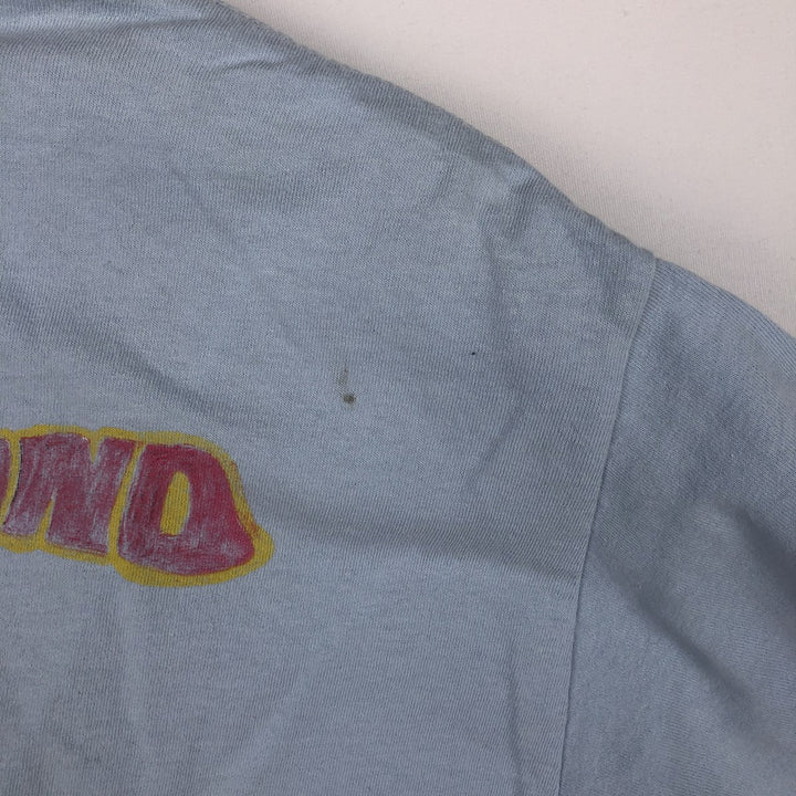 NIRVANA Nirvana Band T-shirt, Band T, Men's L size cotton Blue type light blue Vintage Second Hand