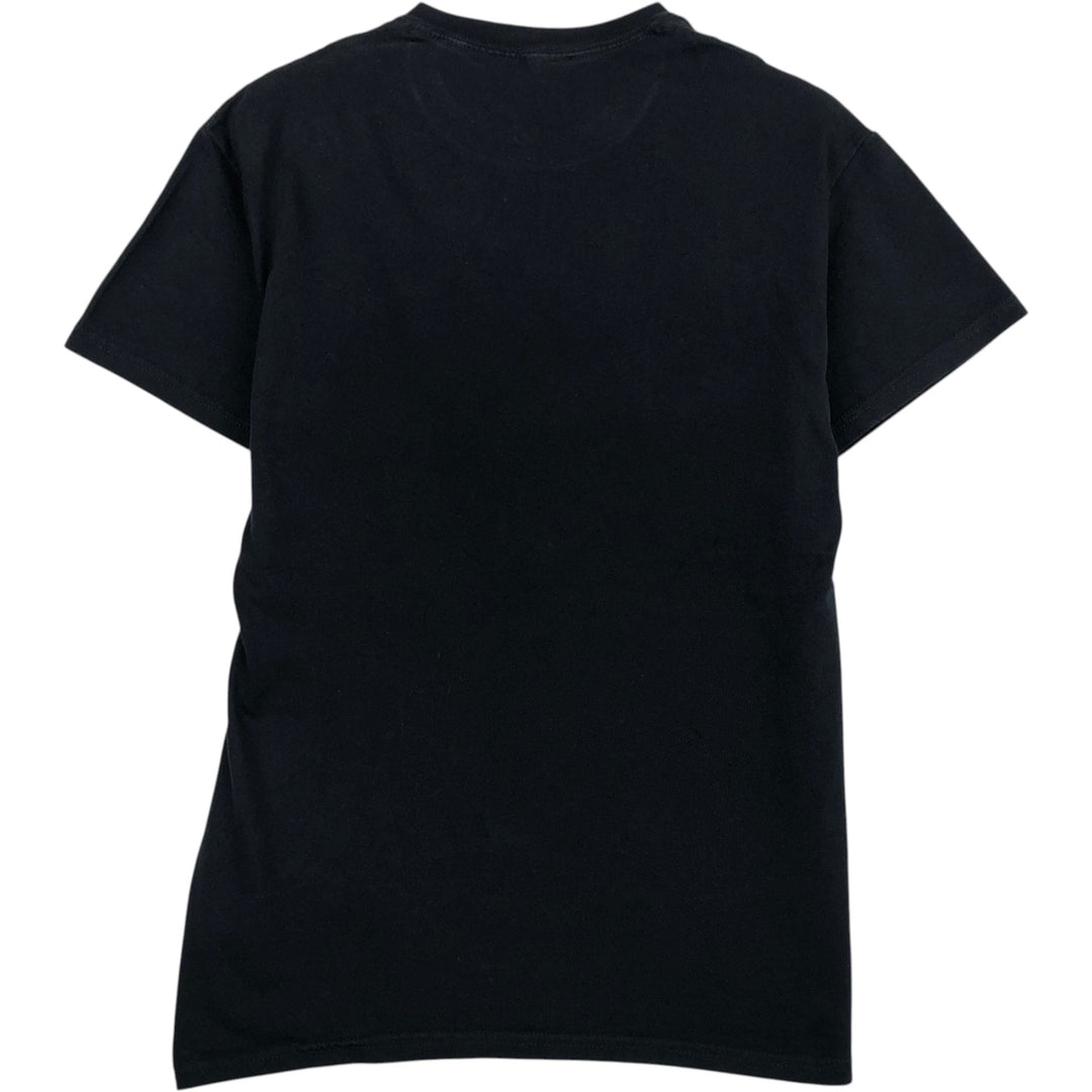 Wu-Tang Clan Fire Pattern Rap T-Shirt (Men's Size M) cotton black type Vintage Second Hand