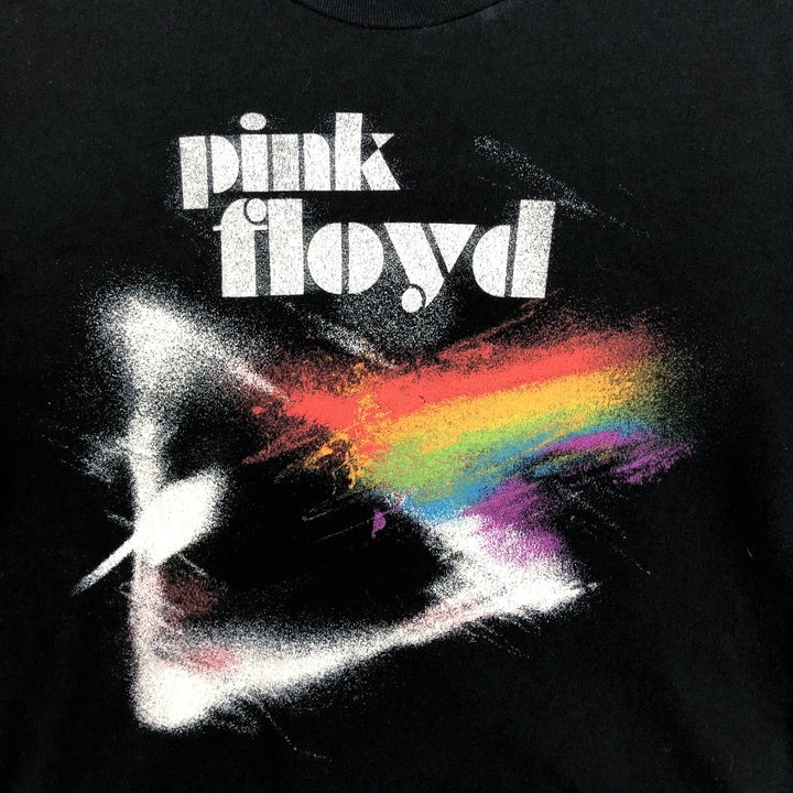 PINK FLOYD Pink Floyd Band T-shirt Band T Men's M size cotton black type Vintage Second Hand