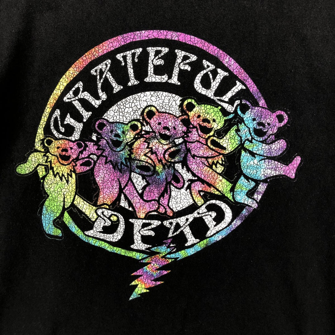 GRATEFUL DEAD DEAD BEAR Band T-shirt (Men's Size S) cotton black type Vintage Second Hand