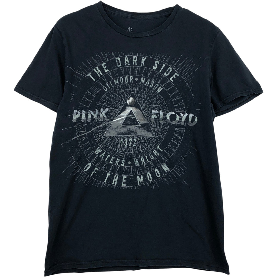 PINK FLOYD Pink Floyd Band T-shirt Band T Men's M size cotton black type Vintage Second Hand