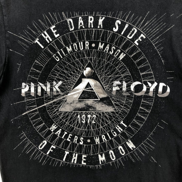 PINK FLOYD Pink Floyd Band T-shirt Band T Men's M size cotton black type Vintage Second Hand
