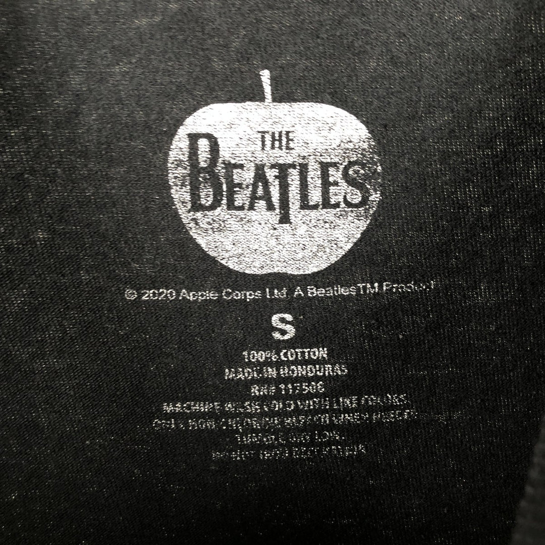 THE BEATLES Band T-shirt, Band T, Men's S size cotton black type Vintage Second Hand