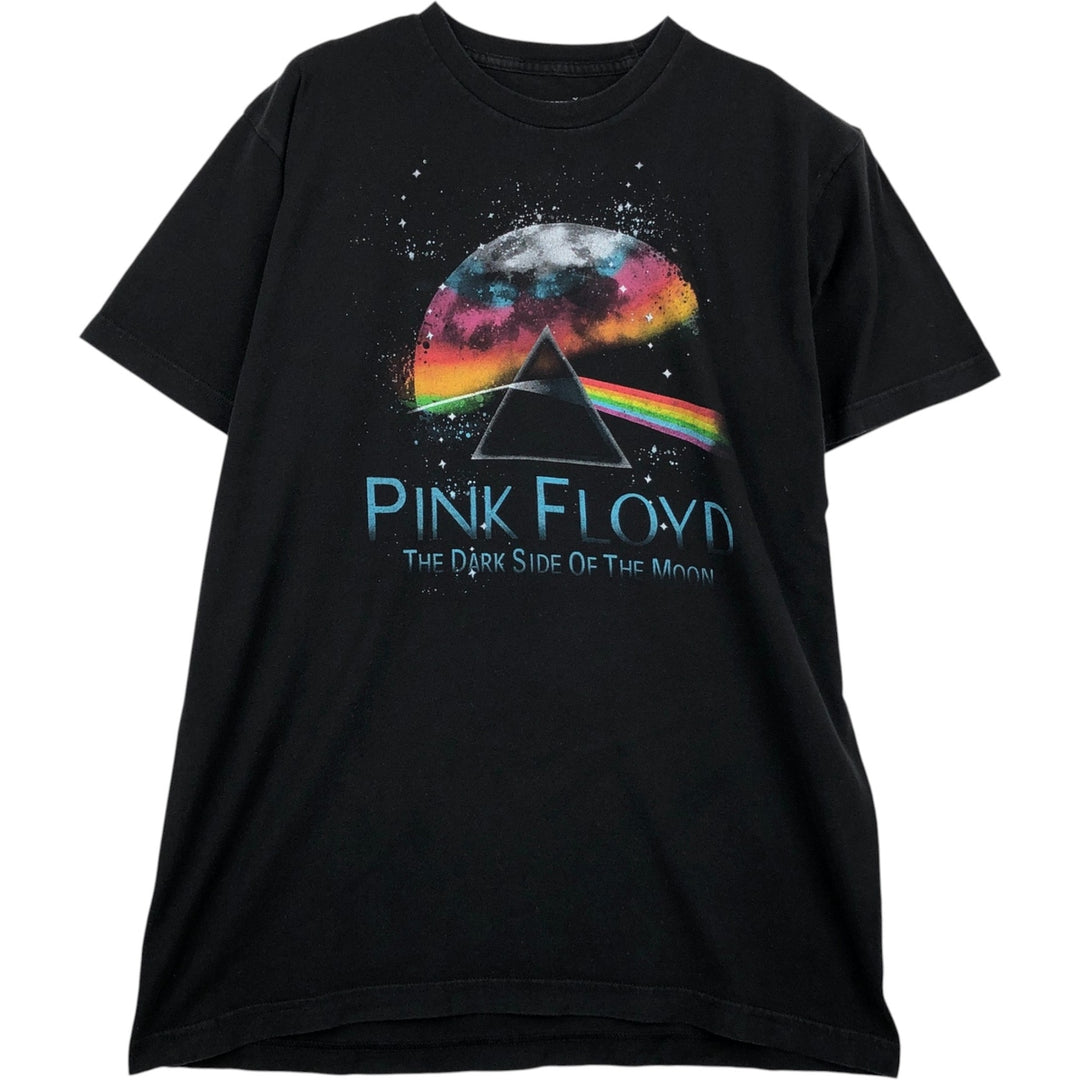 PINK FLOYD Pink Floyd Band T-shirt Band T Men's L size cotton black type Vintage Second Hand
