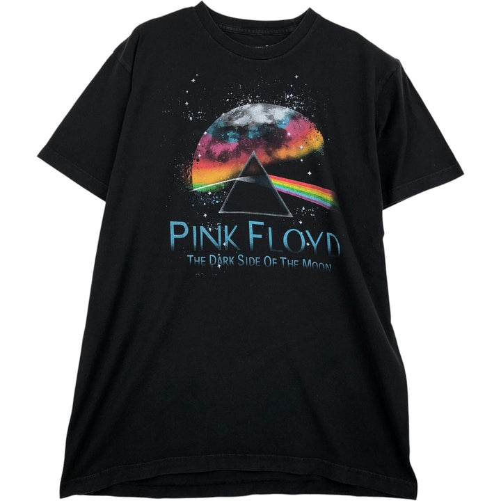 PINK FLOYD Pink Floyd Band T-shirt Band T Men's L size cotton black type Vintage Second Hand