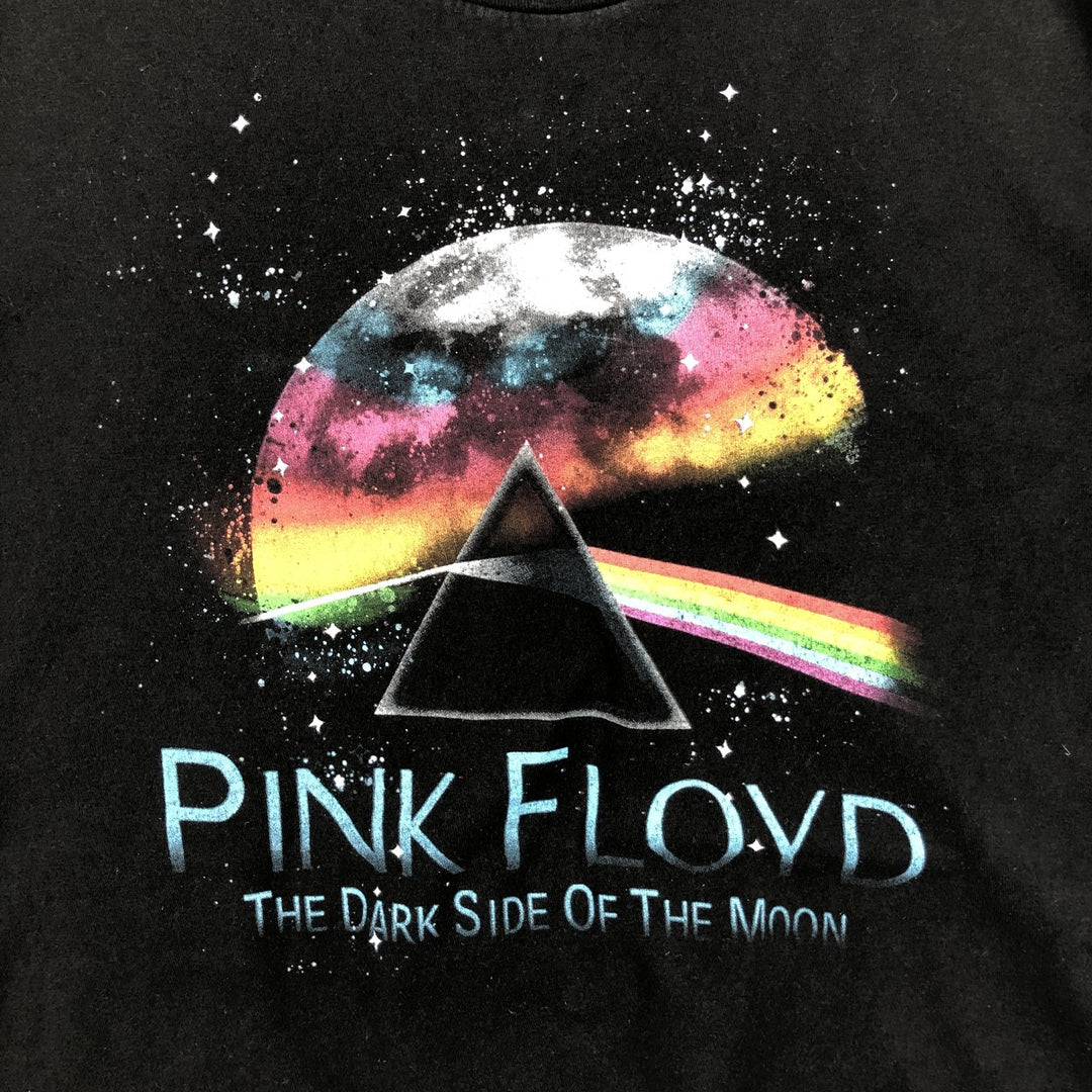 PINK FLOYD Pink Floyd Band T-shirt Band T Men's L size cotton black type Vintage Second Hand
