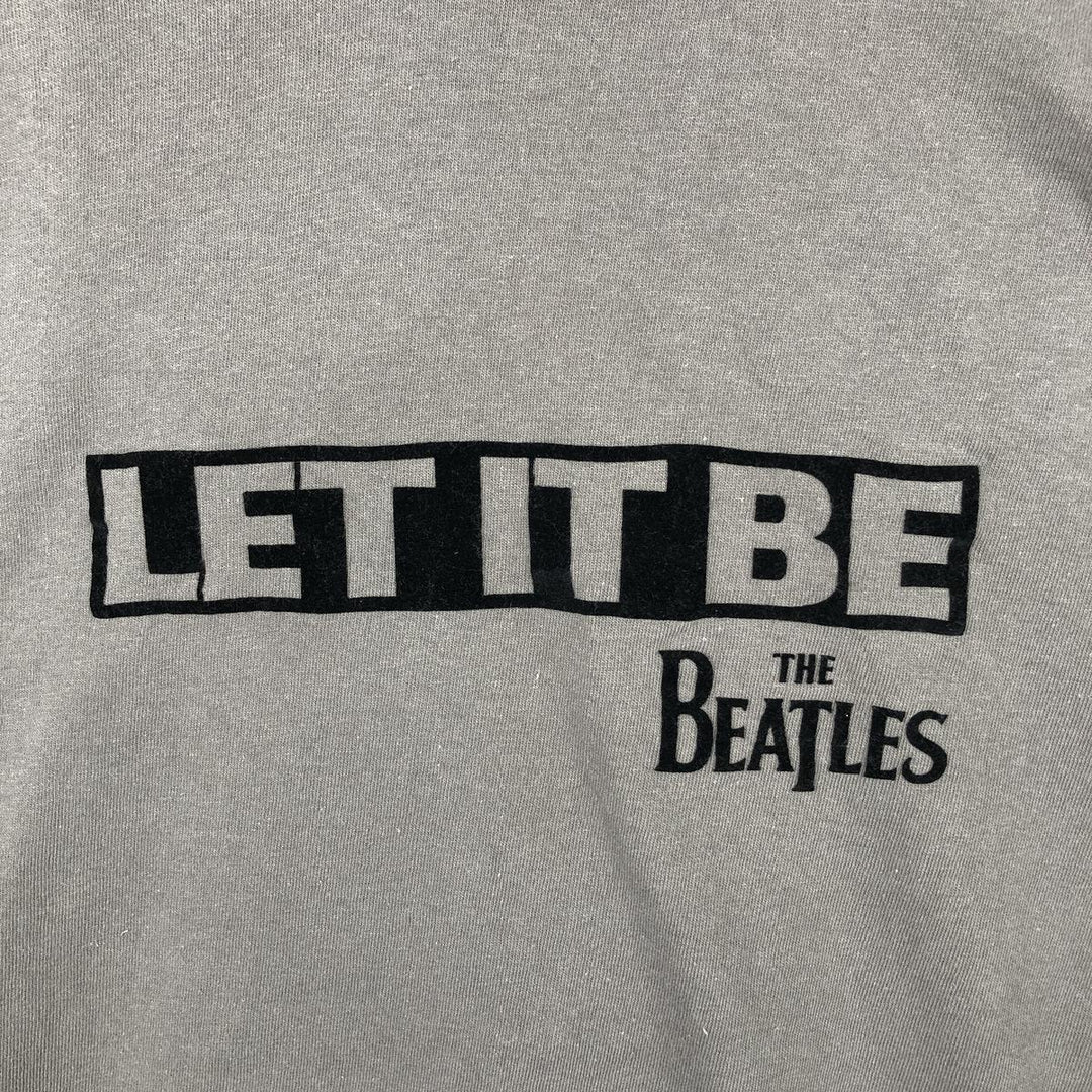 THE BEATLES Band T-shirt, Band T, Men's XXL cotton gray type Vintage Second Hand