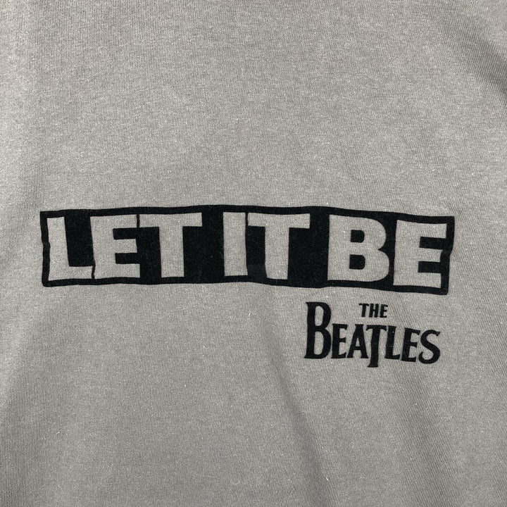 THE BEATLES Band T-shirt, Band T, Men's XXL cotton gray type Vintage Second Hand