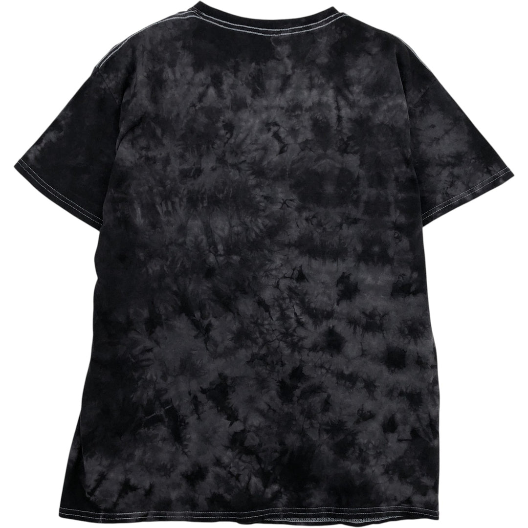 GORILLAZ Tie-dye Pattern Band T-shirt (Men's Size M) unclear Charcoal Vintage Second Hand