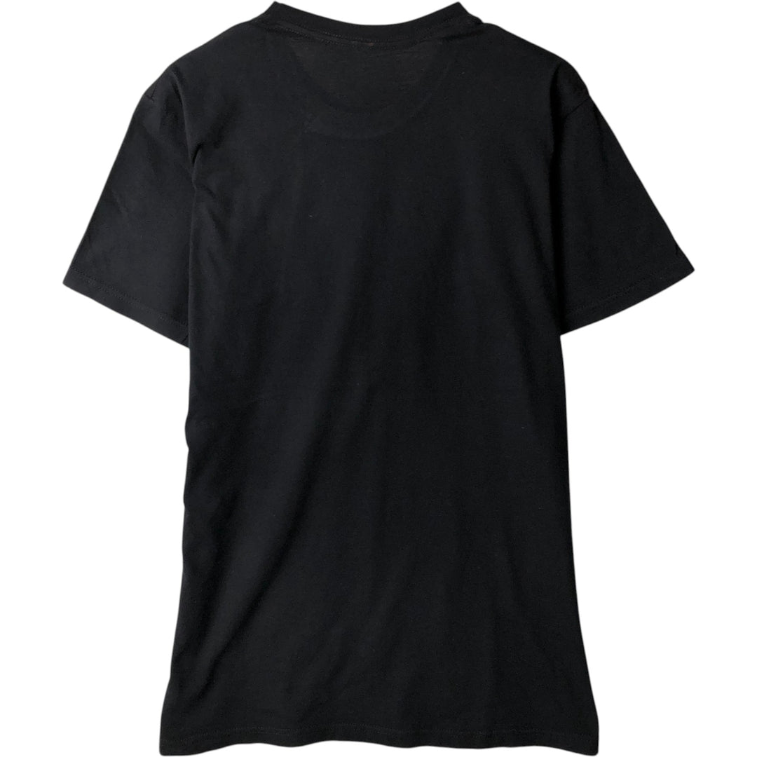 THE BEATLES Band T-shirt, Men's L size cotton black type Vintage Second Hand