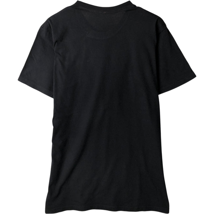 THE BEATLES Band T-shirt, Men's L size cotton black type Vintage Second Hand