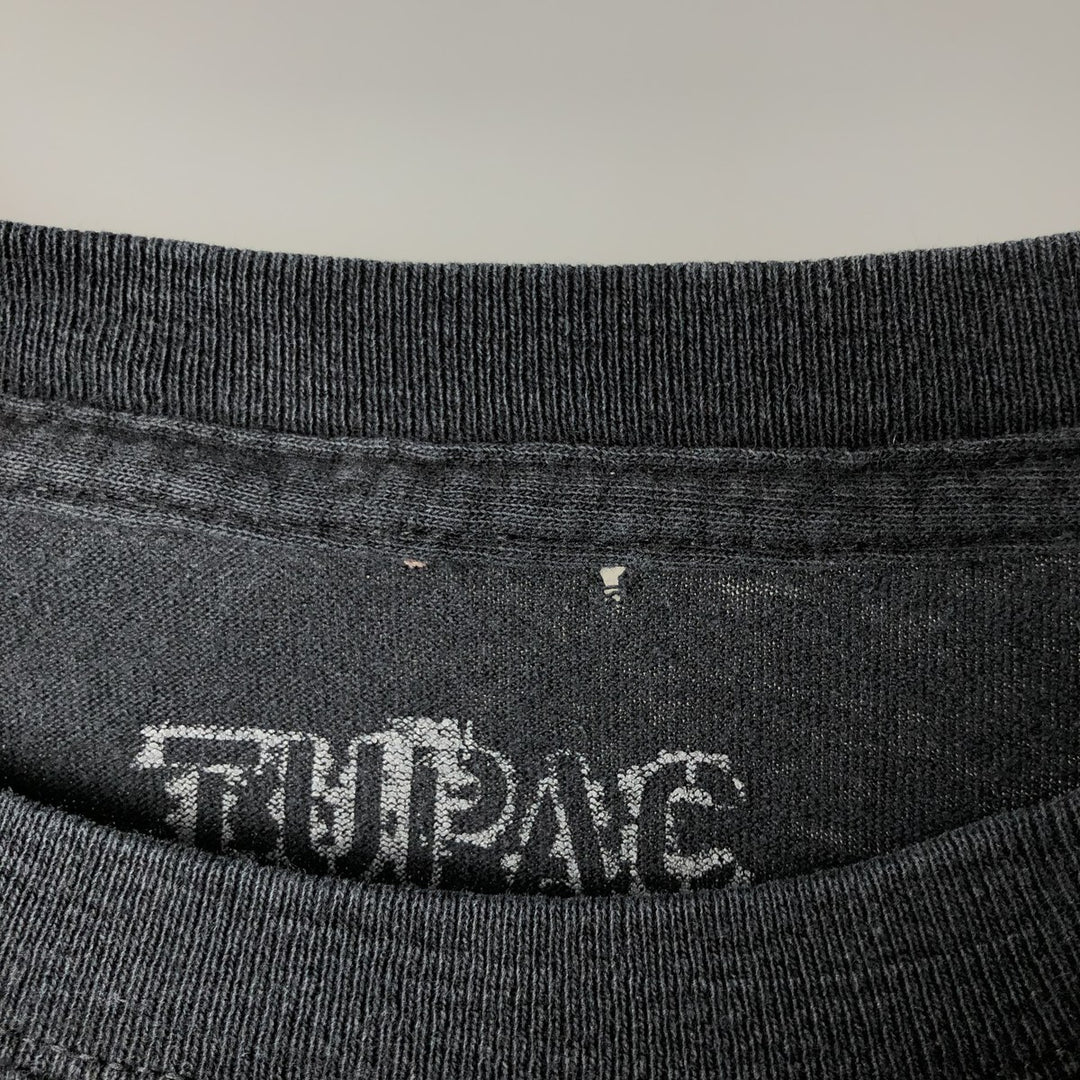 2pac Rap T-shirt, Men's XXL cotton Charcoal Vintage Second Hand